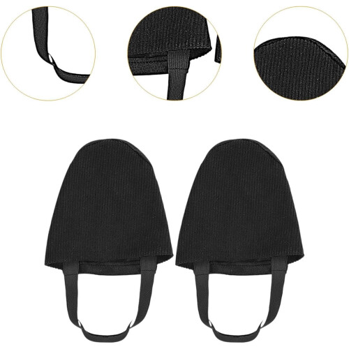 Bowling shoe slider cover with elastic band 2 pack 2