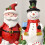 Christmas snowman resin stocking hanger 1 piece 8