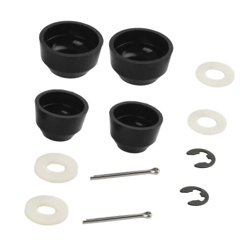 Inner Outer Tie Rod Poly Boots Kit Easy to Install Practical Replacement 1