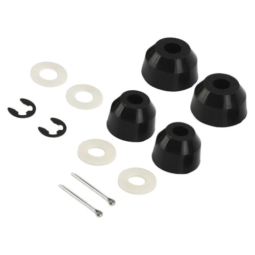 Inner Outer Tie Rod Poly Boots Kit Easy to Install Practical Replacement 2