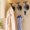Wall Mounted Coat Hooks Alloy Bathroom Towel Hooks 6 Pack 5