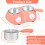 Toorise portable electric chocolate melter double pot 3