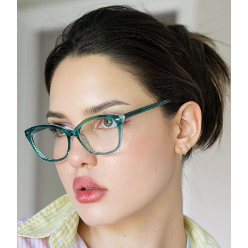 Women's Translucent Optical Frames +1.00 Reading Glasses 2 1