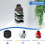 Hat Organizer Wall Rack Black 24-Cap Capacity 5