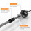 Adjustable Skipping Rope Steel Wire 9.8 ft 4