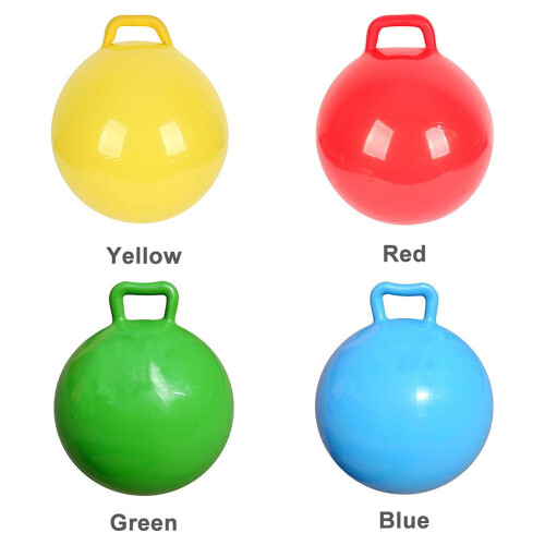 Φουσκωτή μπάλα αναπήδησης Tomfoto Pure Color με λαβή για άσκηση ενηλίκων 1