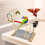 Wooden Parrot Perch Stand with Exercise Activity Center 8