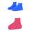 Non-slip latex shoe covers reusable blue 6