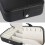 Jewelry Box PU Leather Double Layer Black 8