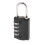 4-Digit Resettable Combination Padlock Black 5