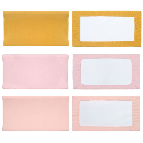 Baby changing pad soft stretchy muslin breathable 1 piece 2
