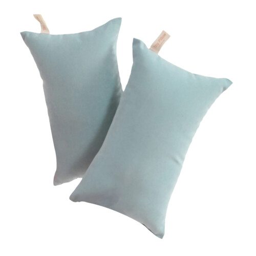Mini-puder i memory foam i mikrofiber (2 stk.) 1