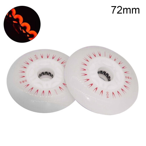 Welling inline speed skate LED wheels 80/76/72mm 2 pcs 1