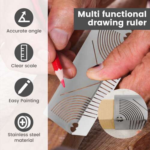 Stainless Steel Angle Arc Marking Tool 1 Piece 2