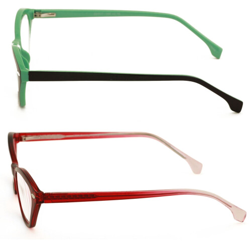 Women's Hexagon Cateye Optical Frames 2 Pairs +2.50 2