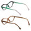 Women's Hexagon Cateye Optical Frames 2 Pairs +1.75 4