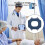 Reusable positioning bed pad with 4 handles and hollow-out 6