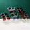 Acrylic eyeglasses stand clear multi-tier 3-tier 3
