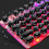 Gaming Keyboard RGB Backlit Black 2-Pack 4