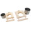 Bird feeding cup with platform and perch for parrots 6
