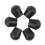 Folding Triangle Cane Stool with Rubber Tips 22mm Black 2