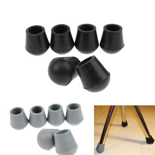 Folding Triangle Cane Stool with Rubber Tips 22mm Black 2