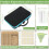 Seed Storage Organizer Box Garden Vegetable Flower 60 Slots 2