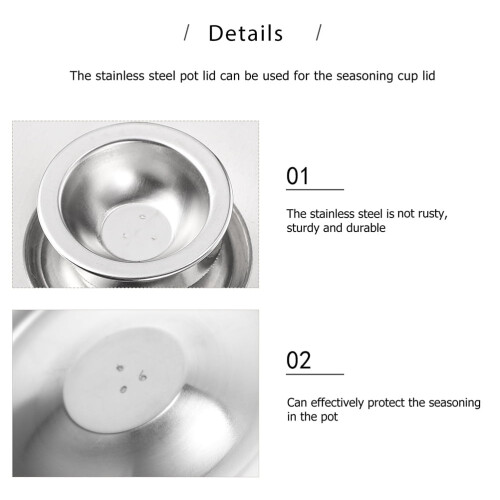 Stainless Steel Pan Lid 12 Inch 4 Pcs 1
