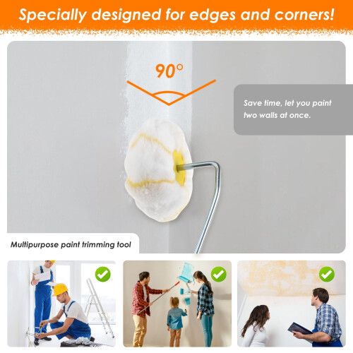Corner Paint Roller Kit for Drywall Edges 1 Pack 2