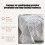 Knitted throw blanket summer cooling 150x200cm 7