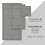 Luxury Cotton Bath Towel Set 6-Piece Light Gray 2