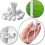 Adjustable Bungee Cords White 4 Inch 50 Pack 2