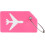 Silicone Luggage Tags Pink 5 Pack 5