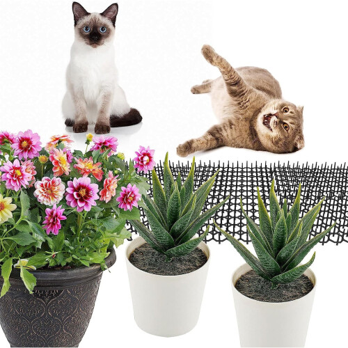 Cat Deterrent Mat with Spikes 12 Pieces 2