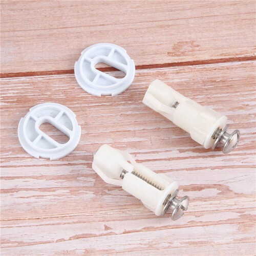 Toilet  Hinges Screws WC Hole Fixing Easy Installation 2 Pack 1