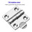 Dobradiças de  de Aço Inoxidável para Serviço Pesado, Dobradiças de Grau Marítimo, 2 Polegadas x 2 Polegadas (50 mm x 50 mm), (8 Peças) 6