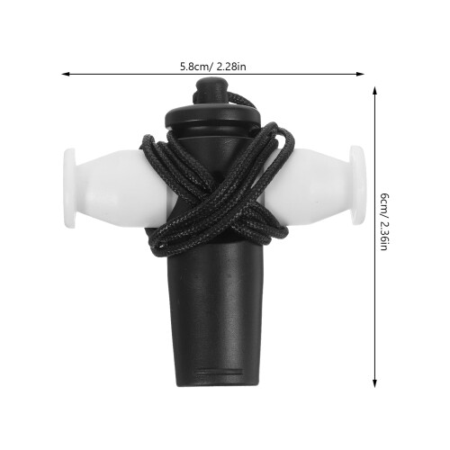 Samba Whistle ABS Orff Teaching Whistle Black 1