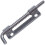 Hardware Spring Loaded Metal Security  Bolt  3.5" Long Silver Tone 6