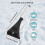 Car Ice Scraper, Car Windshield Snow Scraper, Heavy Duty Defroster Deicer for Windows, (Black) YVL 2
