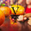 Halloween spin hanglabel decoratie 26 letters 4