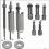 5 Piece Internal Slide Hammer Bearing Puller Kit for Motorcycles 4