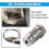 2pcs M18x1.5 O2 Sensor Spacers for Emissions - Oxygen Extender Adapter Kit 5