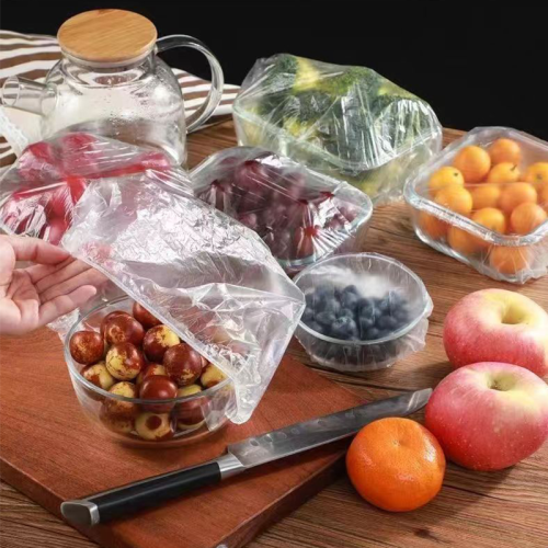 Coperchio per ciotola in plastica per alimenti con bordo elastico 2