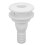 8X Dreno de Água Do  Embornal ABS 3/4 Polegadas Branco Através Do Conector Do Casco Mangueira Acoplamento Saída de Dreno Hardware de Substituição 2