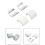 Motorcycle Handlebar Conversion Mount Riser Clamp Shim Adapter 22mm to 28mm 3