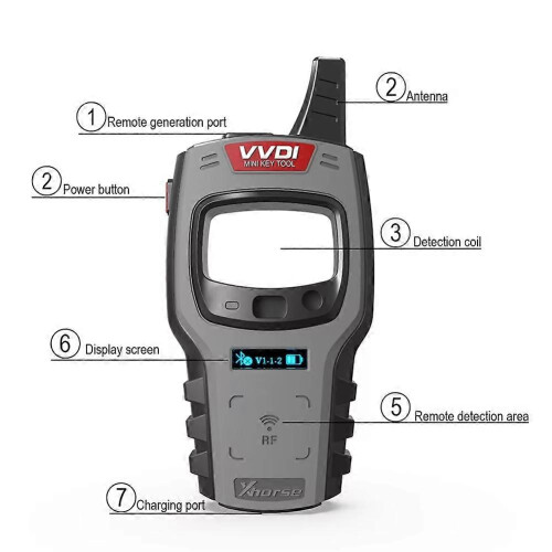 VVDI Car Remote Key Programmer Clone Transponder Generation 96bit 48-Clone Key Programmer Tool 1