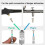 Airbrush Quick Coupler Quick Release Adapter Connecter Kit XKS 5