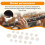 17 Pezzi Clarinetto Pelle Pads Sostituzione per squisito Vento Strumento 6