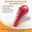 Muffler Pipe Exhaust Silencer Plug for Motorcycle 2 4 Stroke, Red 2