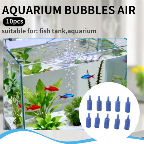 Fish Tank Mineral Bubbles Air Stone, 10 Pieces, 1